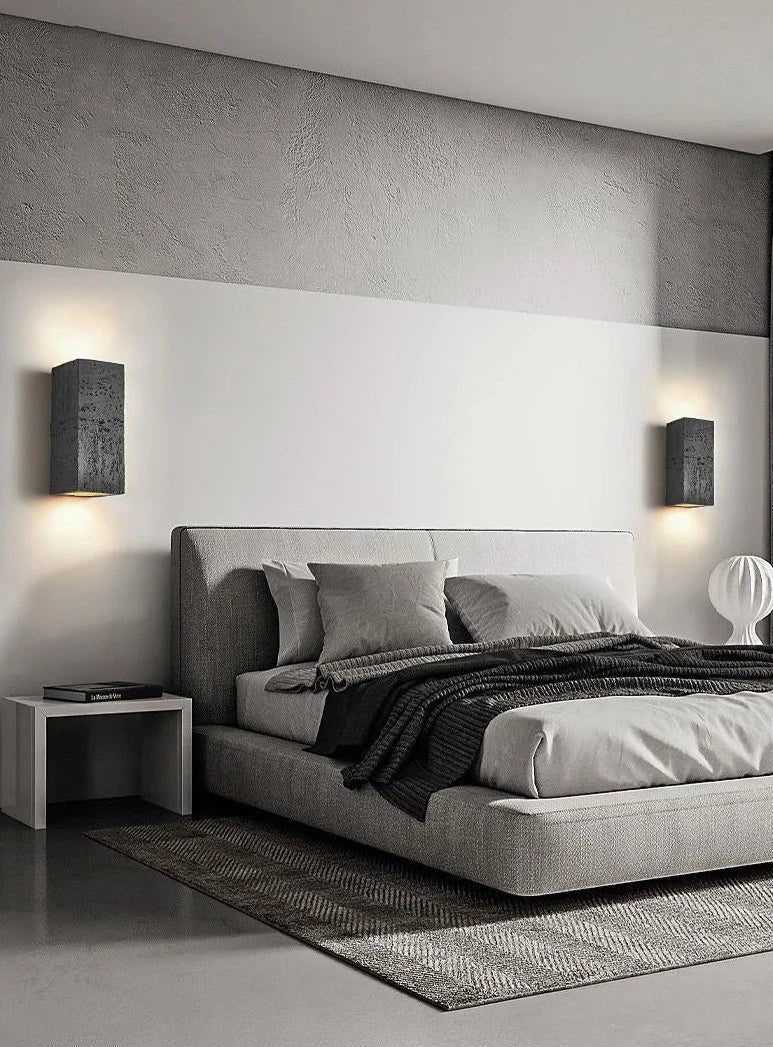 Lampe Murale Béton Élégante Éco-Énergétique