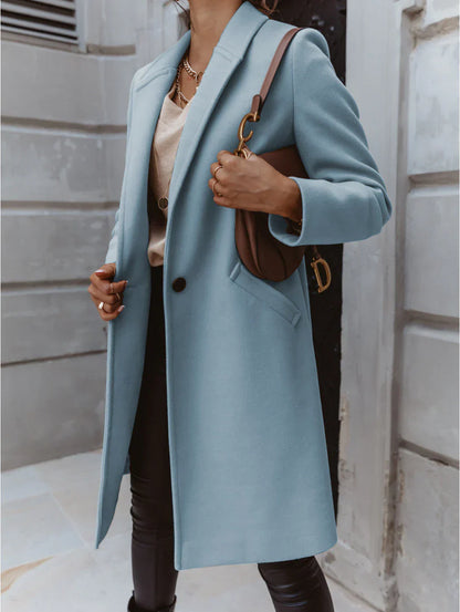Manteau Élégant Femme Taille Longue