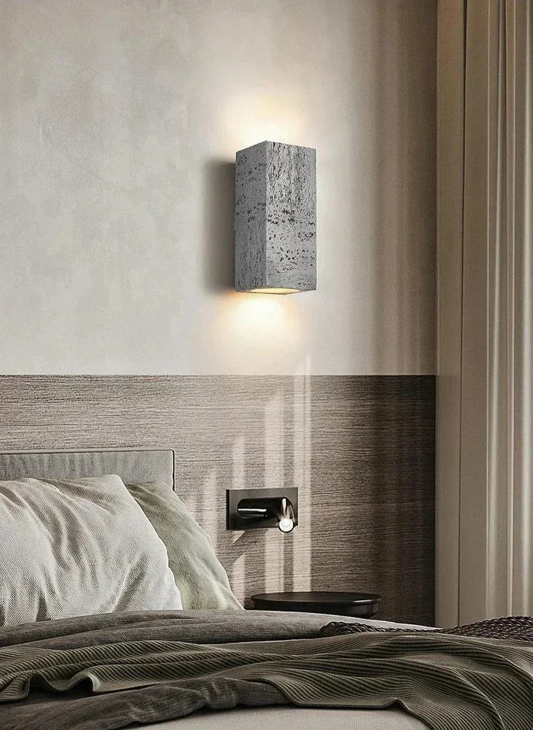 Lampe Murale Béton Élégante Éco-Énergétique
