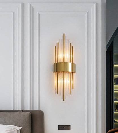 Lampe Murale Cristal Luxe Élégante