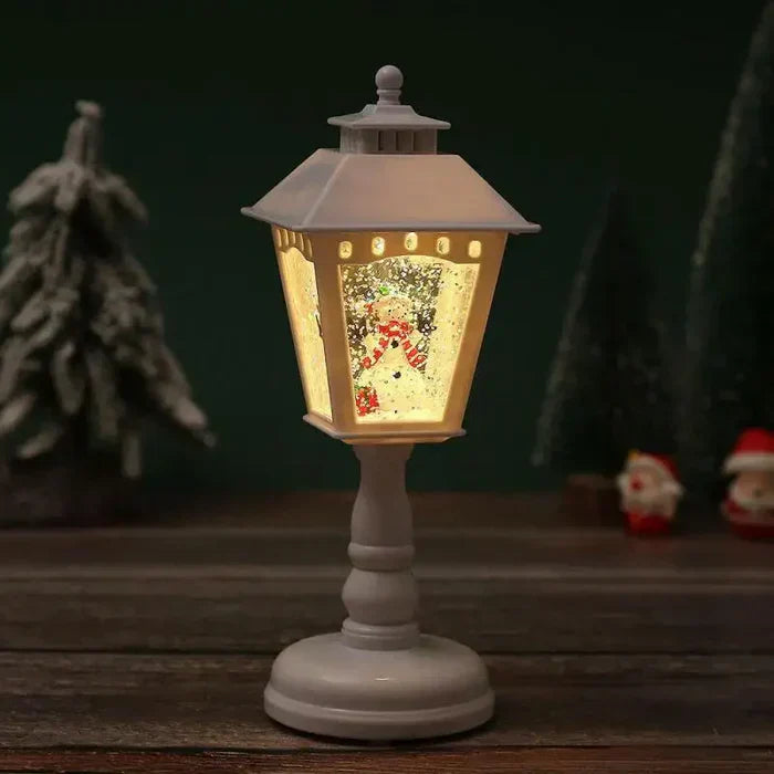 Lanterne de Noël Éclairante Festive