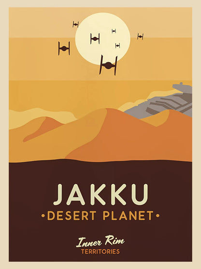 Affiche Star Wars Rétro Vintage