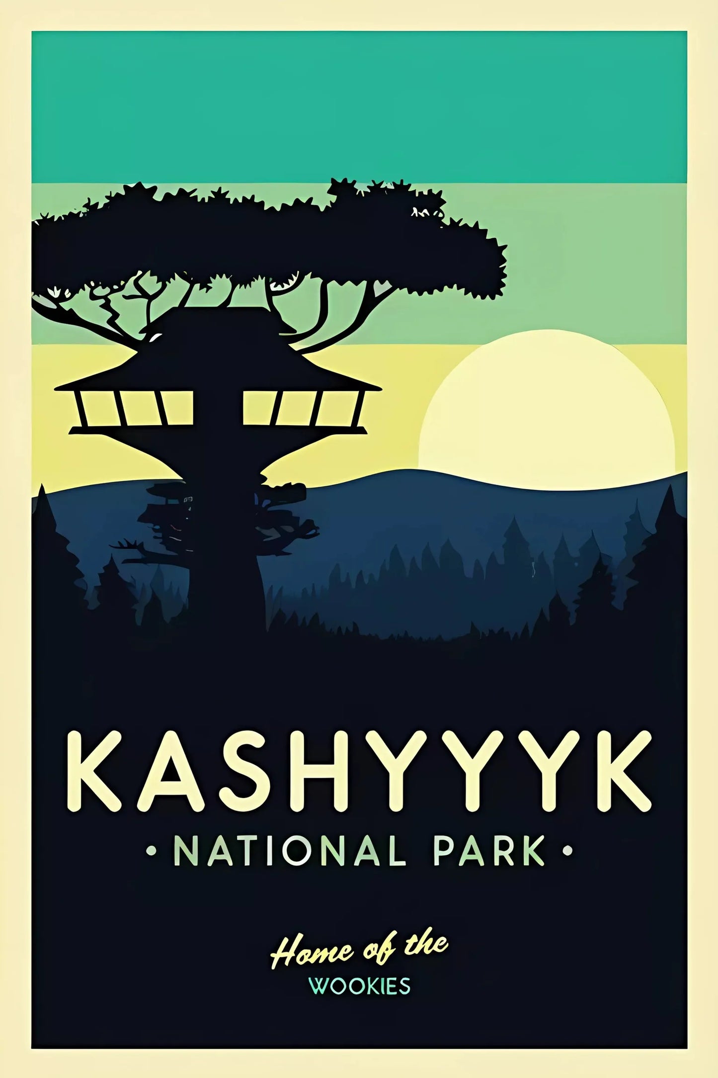 Affiche Star Wars Rétro Vintage