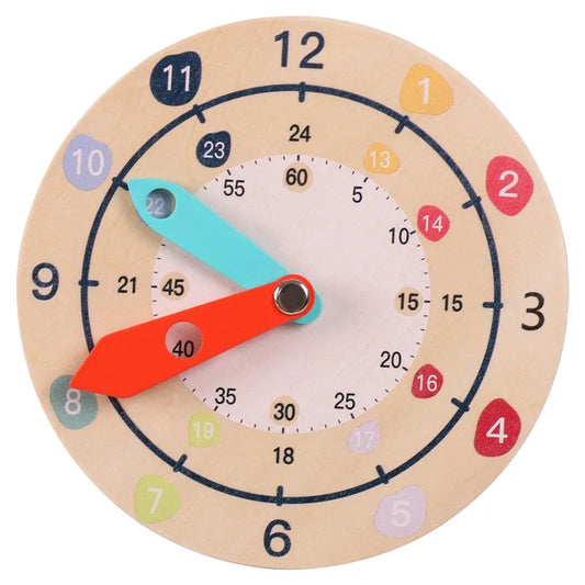 Montre Éducative Enfant - Cadran d'Apprentissage Intelligent 12/24 Heures - BlxckFR