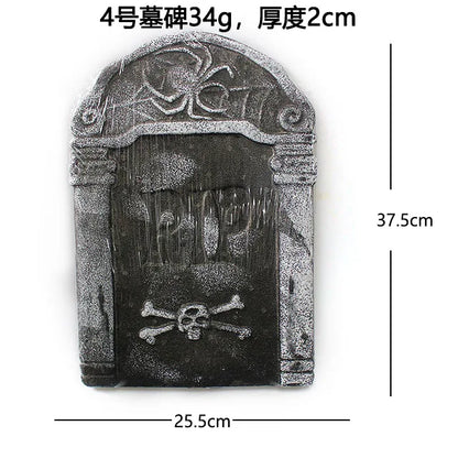 Décorations de cimetière en mousse d'Halloween