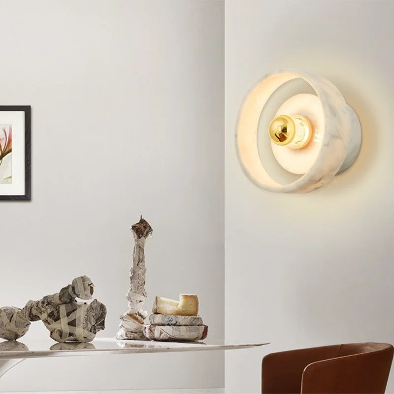 Lampe Murale Design en Pierre | Élégante et Économe en Énergie