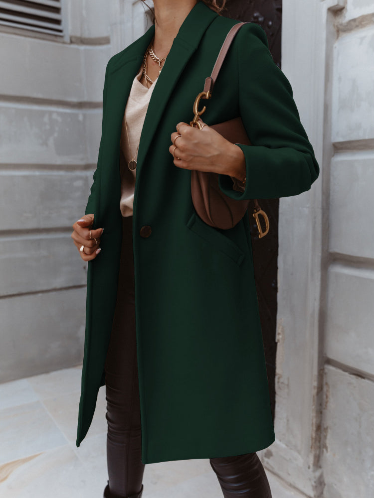 Manteau Élégant Femme Taille Longue