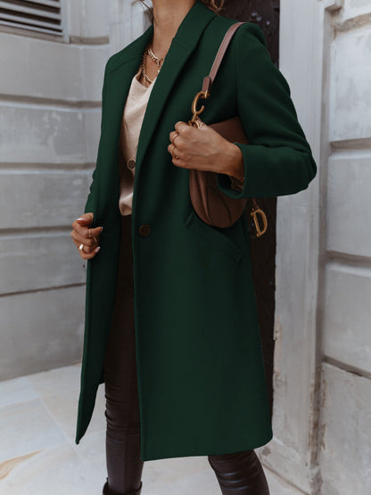Manteau Élégant Femme Taille Longue