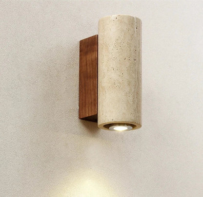 Lampe Murale en Pierre Naturelle LED Éco-Énergétique