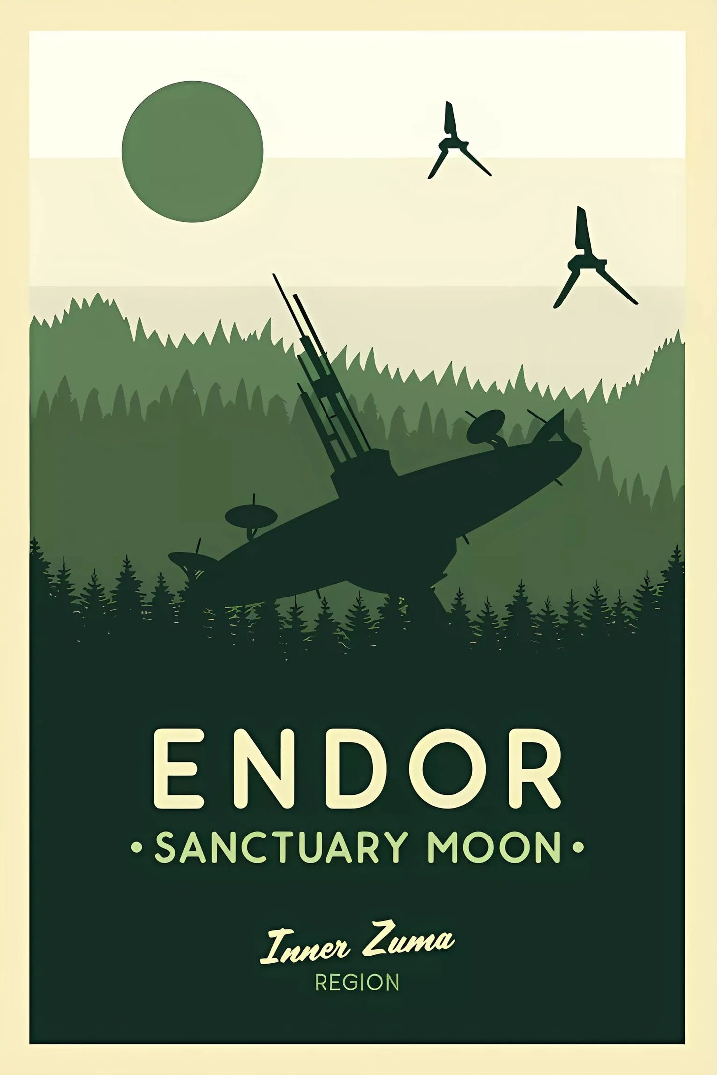 Affiche Star Wars Rétro Vintage