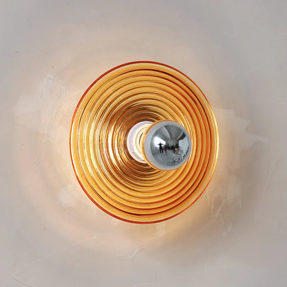 Lampe Murale Élégante en Verre Ancien