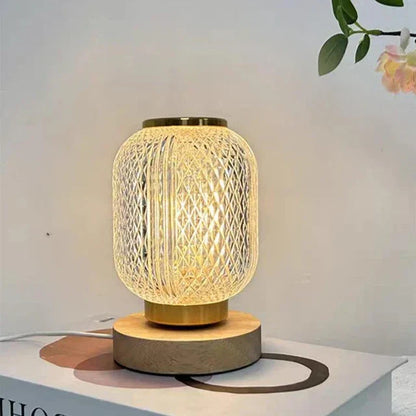 Lampe de Table Design Élégante en Verre