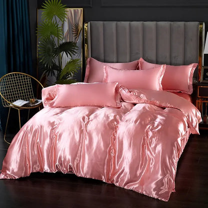 Literie Satin Doux et Raffiné pour Chambre Élégante