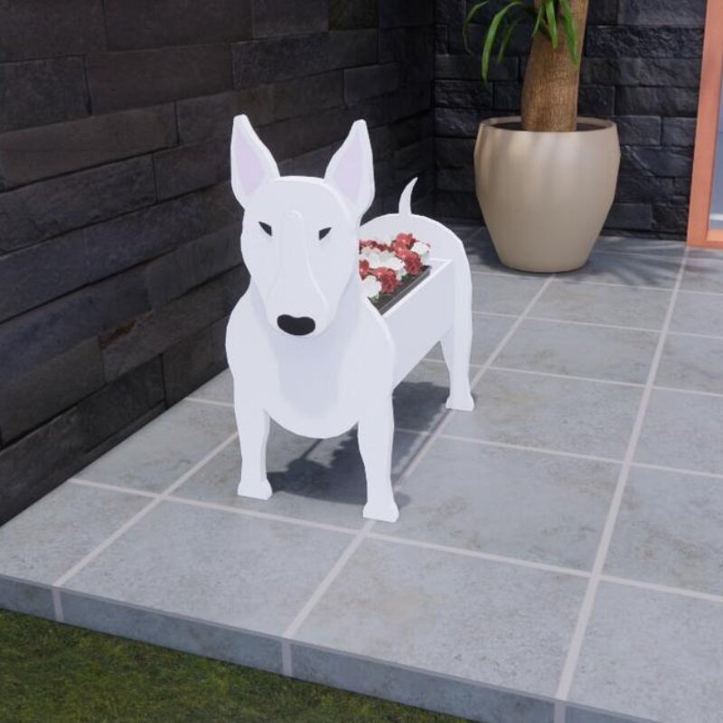 Vase à Fleurs Canines Charmant en Céramique