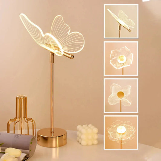 Lampe Bureau LED Design Vintage Or - BlxckFR