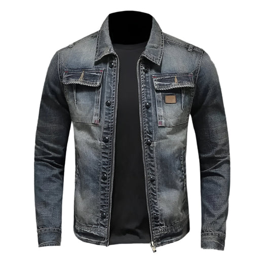 Veste Jean Dénim Relâchée Homme - BlxckFR
