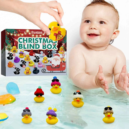 Calendrier de l'Avent Amusant | Surprises Magiques - Canards de Bain pour Chaque Jour - BlxckFR