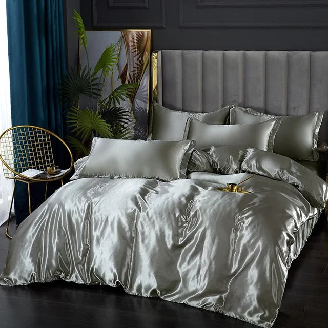 Literie Satin Doux et Raffiné pour Chambre Élégante