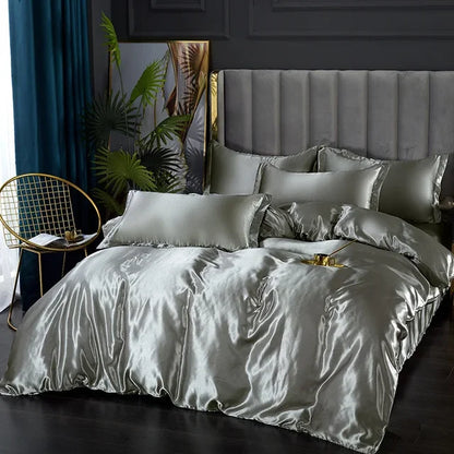 Literie Satin Doux et Raffiné pour Chambre Élégante