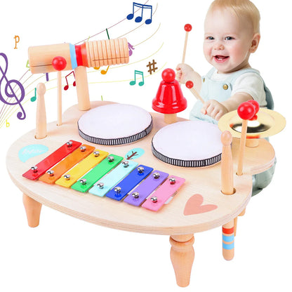 Jeu de Percussions En Bois pour Enfants