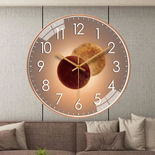Horloge Murale Discrète - Design Raffiné et Moderne - Foivo