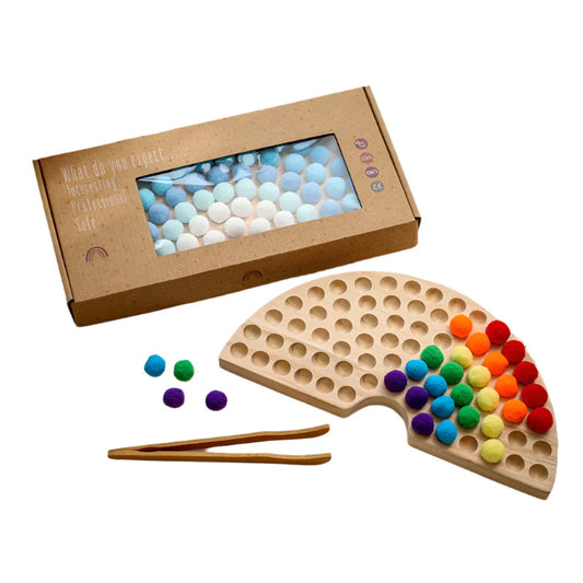 Jeux d'Empilement Coloré Bois pour Enfants - BlxckFR