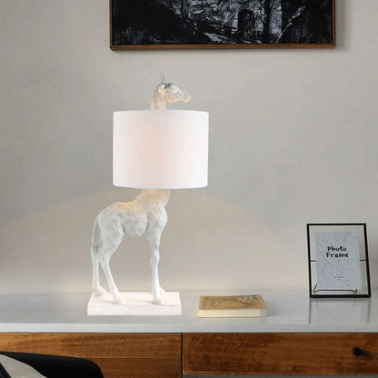 Lampe de Table originale avec Girafe - Décoration Chic et Écologique