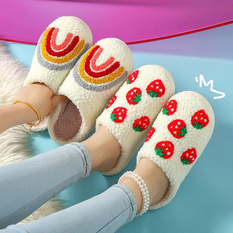 Chaussons Douillets en Peluche pour Femme - BlxckFR