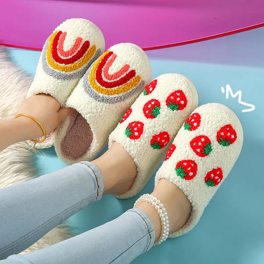 Chaussons Douillets en Peluche pour Femme - BlxckFR