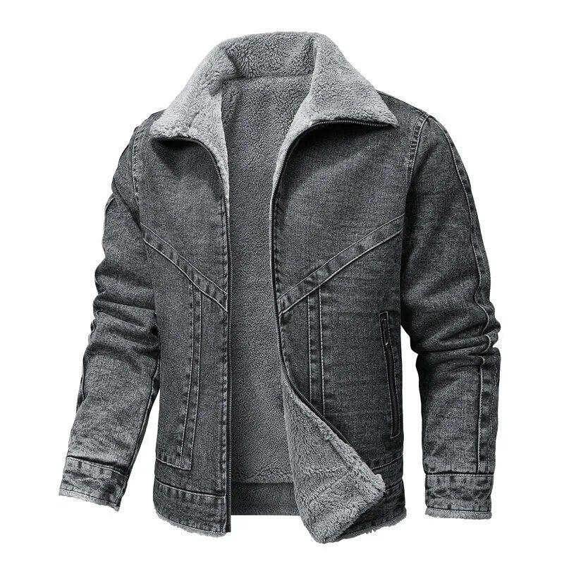 Veste Denim Héritage Chic pour Homme - BlxckFR