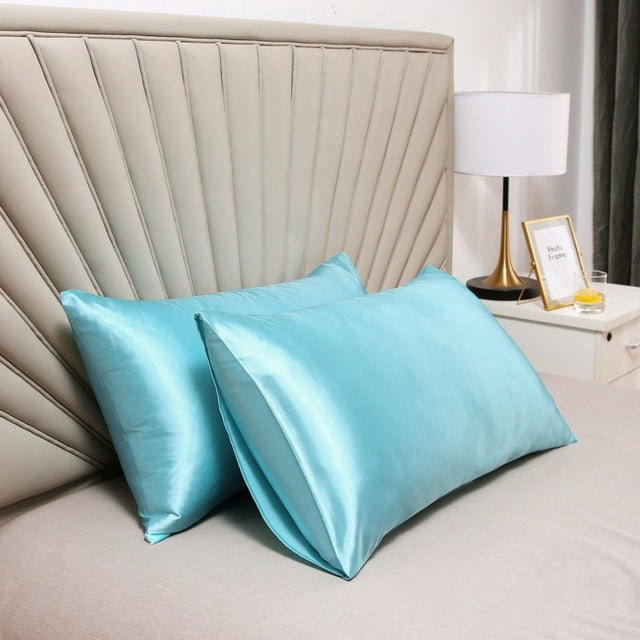 Housse de Coussin en Soie Douce pour Peau Sensitive