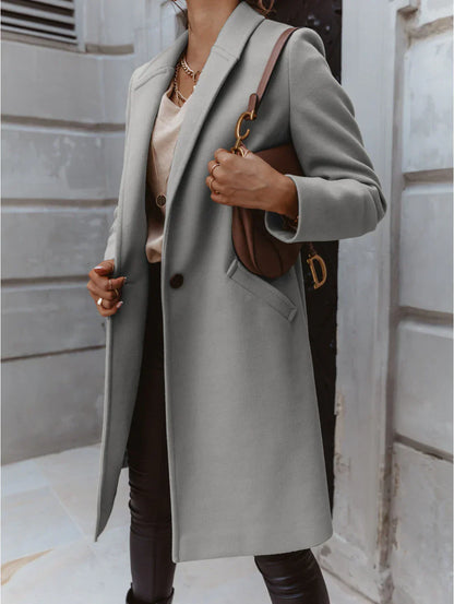 Manteau Élégant Femme Taille Longue