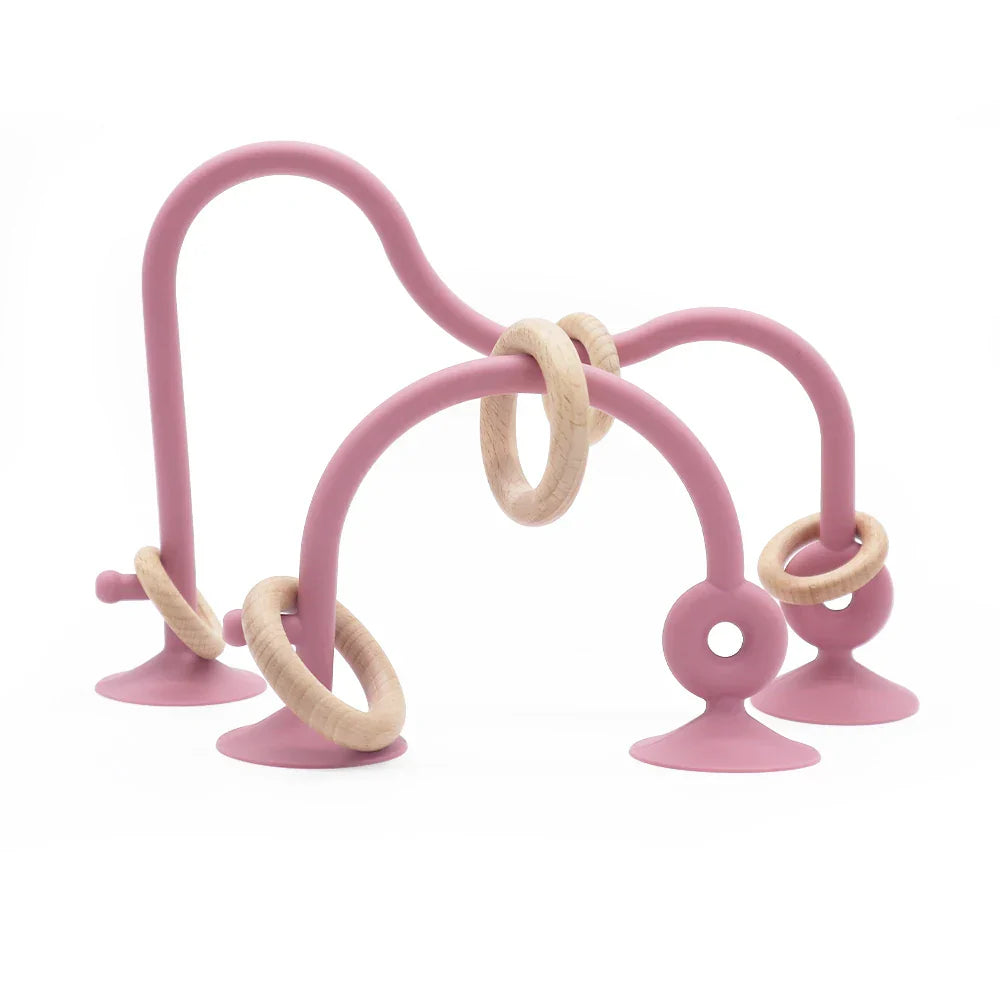Bijou à Mâcher Bébé En Bois Et Silicone - BlxckFR