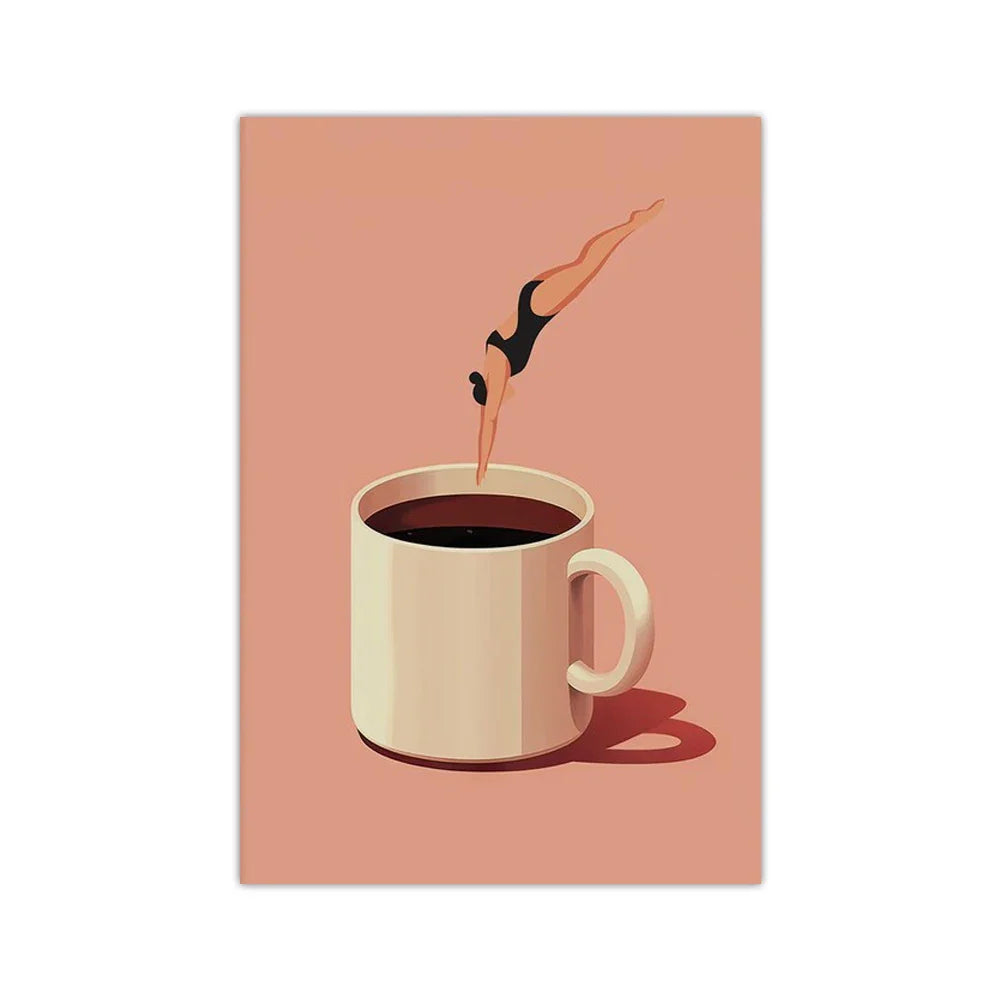 Mugs et Affiches Café Originaux