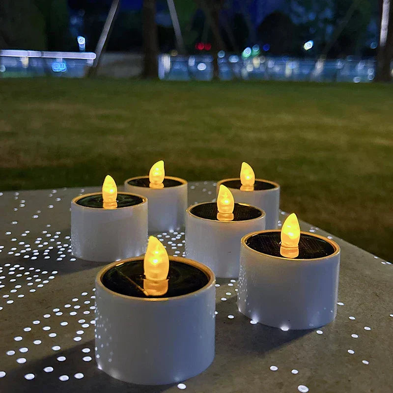 Bougies LED Extérieures Chalet Chaleureuses - Foivo