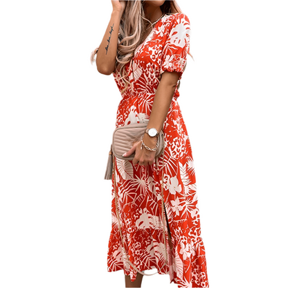 Robe Fleuri Élégante pour Femme