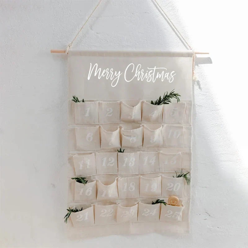 Calendrier de Noël Murale Déco Maison