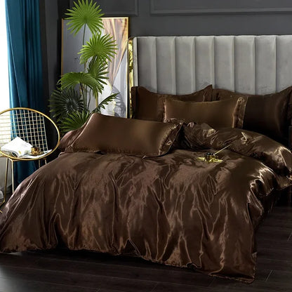 Literie Satin Doux et Raffiné pour Chambre Élégante