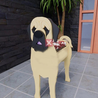 Vase à Fleurs Canines Charmant en Céramique