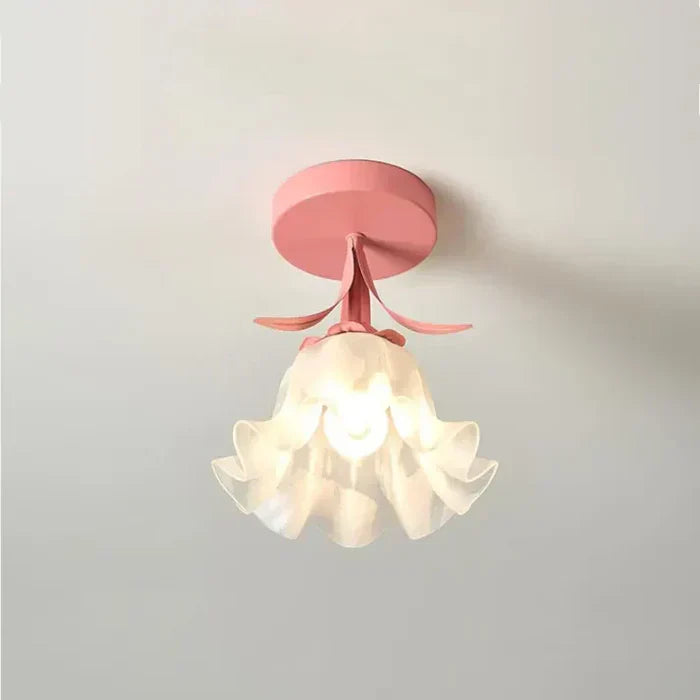 Lumière Florale - Lampe Plafond Élégante