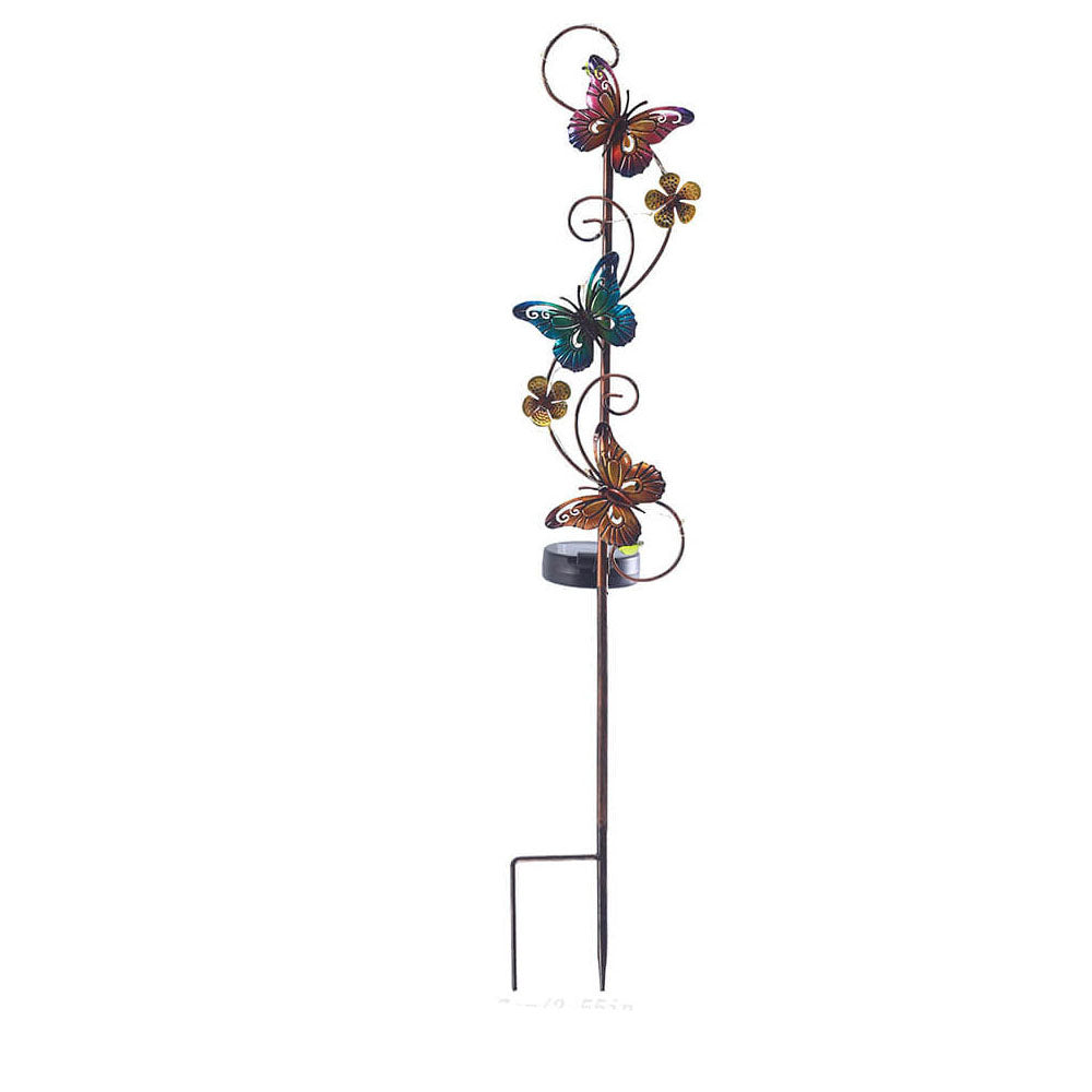 Lampe Solaire de Jardin Élégante en Métal
