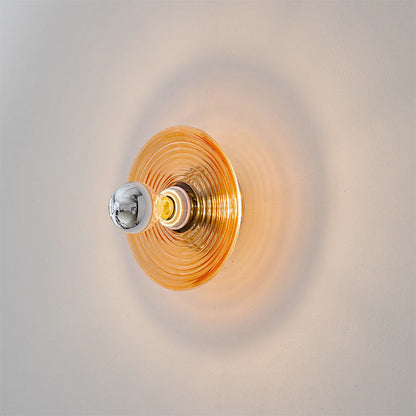 Lampe murale élégante en verre pour un éclairage chaleureux