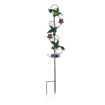 Lampe Solaire de Jardin Élégante en Métal