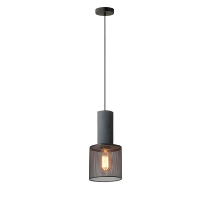 Lampe Industrielle Chic en Métal et Béton