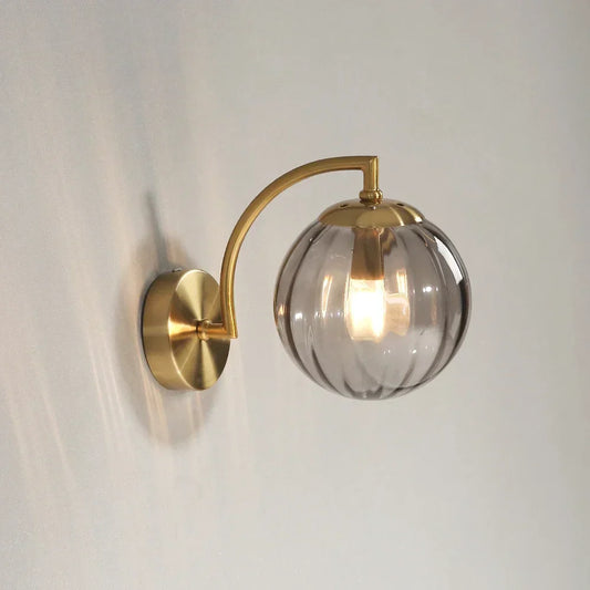 Lampe Murale en Verre Rond Élégante - Foivo