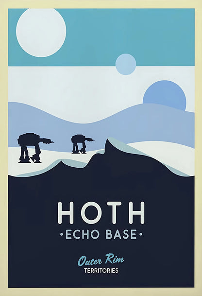 Affiche Star Wars Rétro Vintage