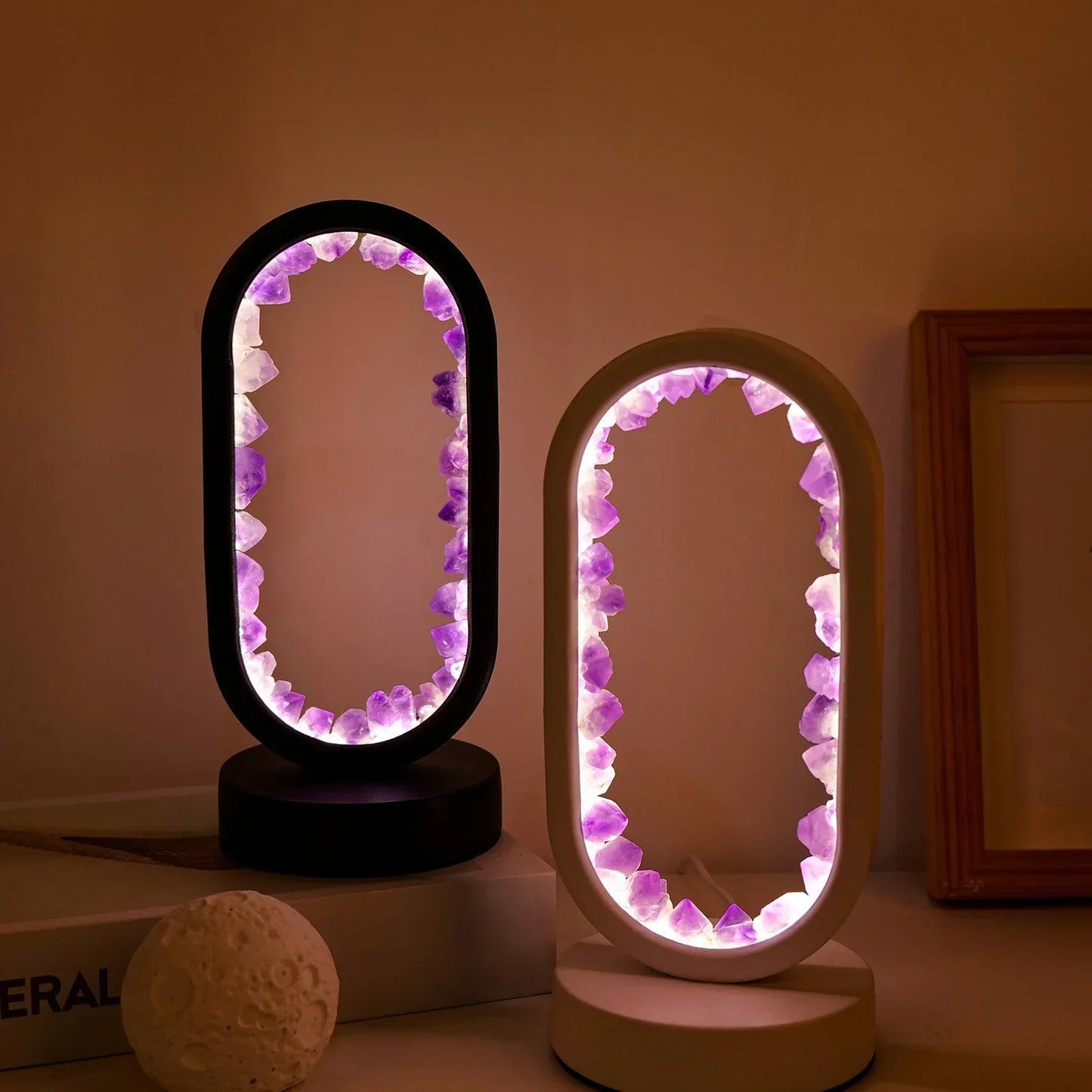 Lampe Apaisante en Améthyste Naturelle - Foivo