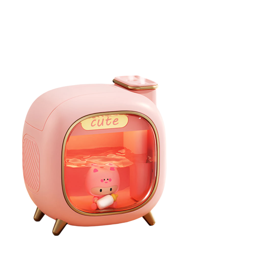Mini Diffuseur d'Air Pur et Humidificateur avec Lumière LED Douce - BlxckFR