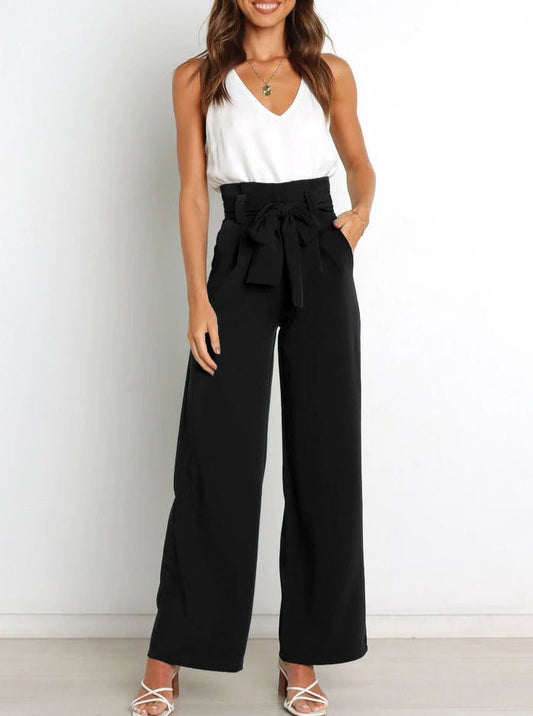 Pantalon Femme Noué Rose Vif - BlxckFR