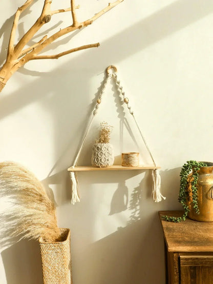 Étagère Murale Tressée | Déco Chic et Fonctionnelle pour Maison